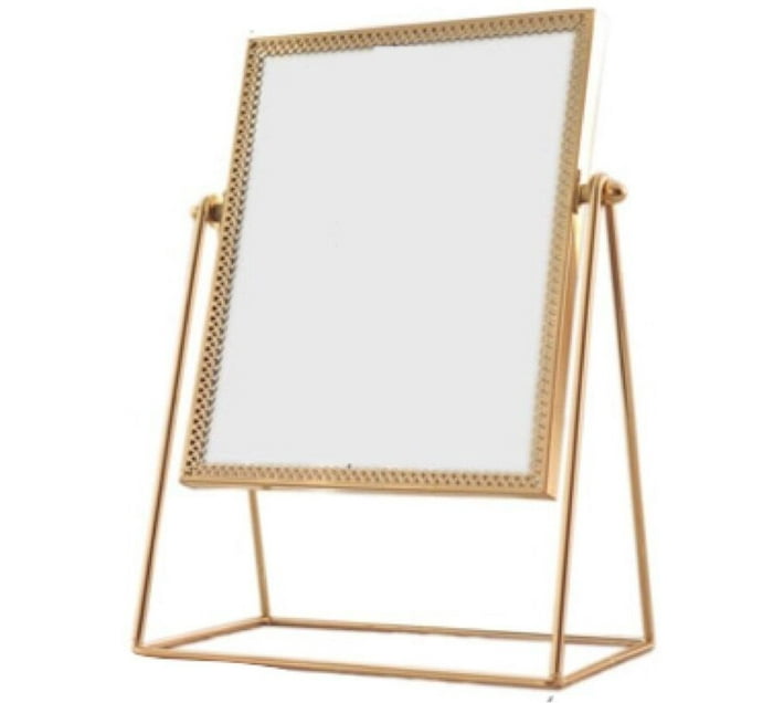 Retro Metal Gold Mirror Rectangle